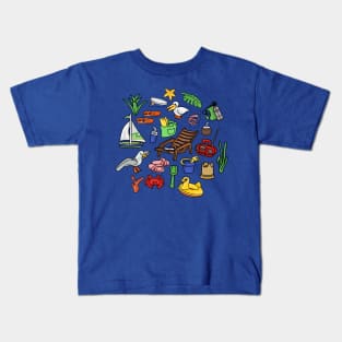 A Trip To The Beach Kids T-Shirt